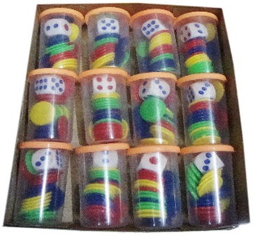 Ludo coins with dice